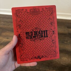 Red Dead Redemption 2 Steelbook Edition - PlayStation 4 2018 NO MAP MANUAL